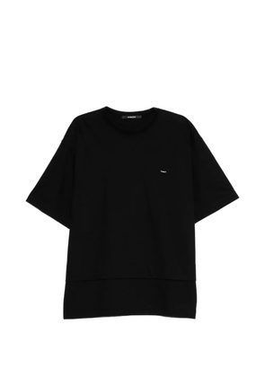 SONGZIO graphic-embroidered T-shirt - Black