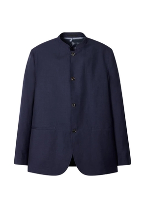 Paul Smith mandarin-collar single-breasted blazer - Blue