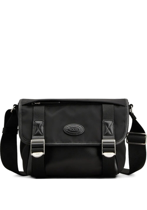 Tod's buckle messenger bag - Black