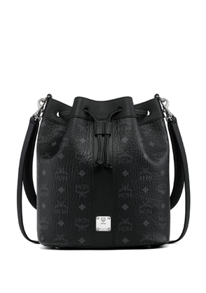 MCM Dessau Visetos medium bucket bag - Black