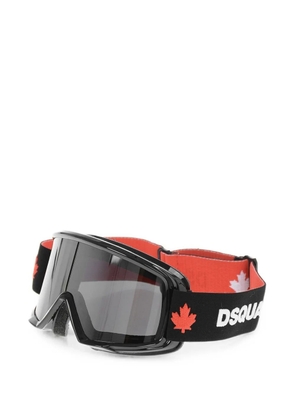 DSQUARED2 logo-strap ski goggles - Black