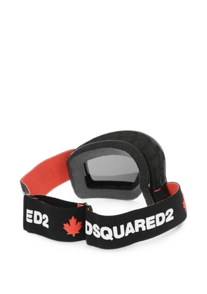 DSQUARED2 logo-strap ski goggles - Black