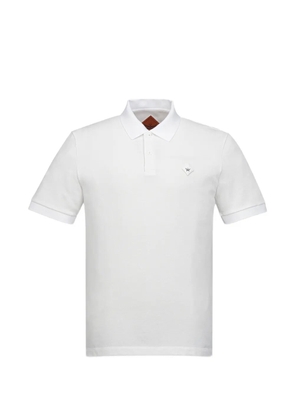 MCM diamond-patch piqué polo shirt - White