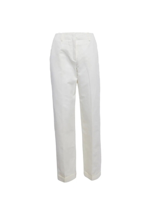 Hermès Pre-Owned gabardine tailored trousers - Neutrals