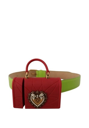 Dolce & Gabbana Devotion Heart belt bag - Green