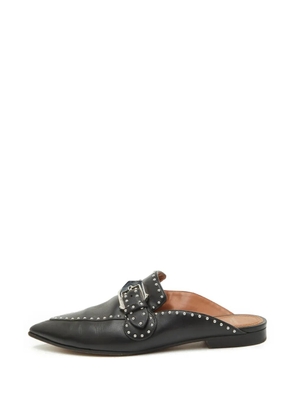 Givenchy Pre-Owned studded pointed-toe leather mules - Black