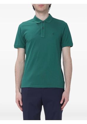BROOKSFIELD logo-embroidered cotton polo shirt - Green