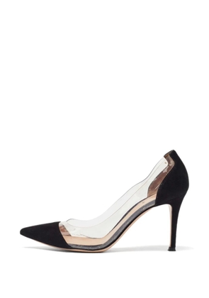 Gianvito Rossi Plexi pointed-toe pumps - White