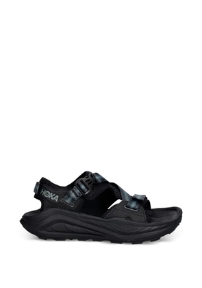 HOKA Infini Hike TC touch-strap buckle-fastening sandals - Black