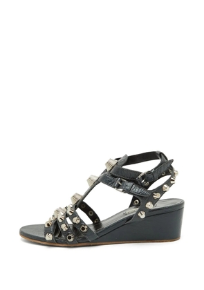Balenciaga Pre-Owned Arena studded wedge sandals - Grey