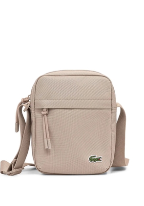 Lacoste logo-patch zip-around belt bag - Neutrals