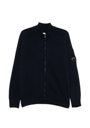 C.P. Company Lens-detail zip-up cardigan - Blue
