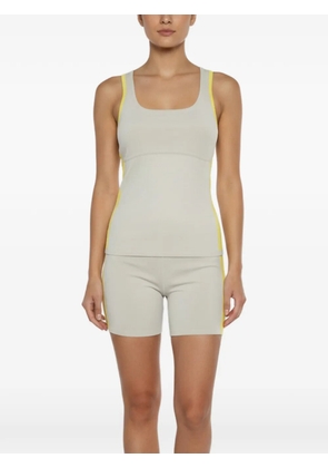 Hermès Pre-Owned striped technical-knit yoga set - Grey