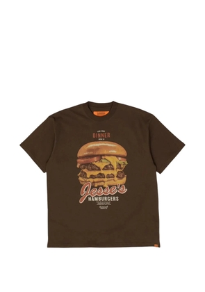 UNIVERSAL OVERALL graphic-print T-shirt - Brown