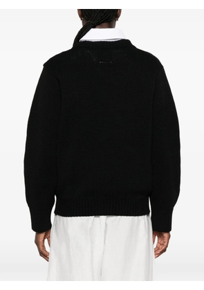 TOTEME ribbed-knit sweater - Black