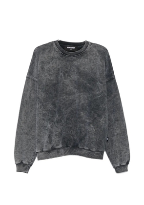 Patrizia Pepe washed-effect appliqué sweater - Grey