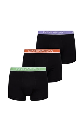 Armani Exchange logo waistband boxer briefs - Black