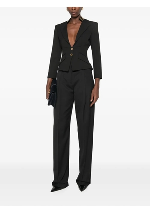 Elisabetta Franchi double-button peaked-lapel blazer - Black