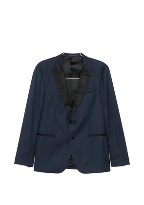 BOSS Super 110 peak-lapel two-piece suit - Blue