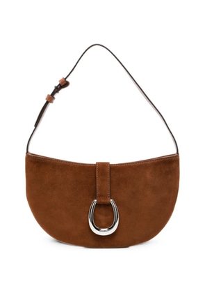 STAUD Harlow horseshoe-buckle shoulder bag - Brown