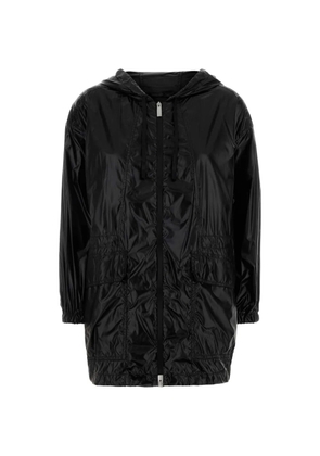 Herno hooded drawstring jacket - Black