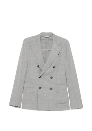 Manuel Ritz double-breasted wool suit - Grey