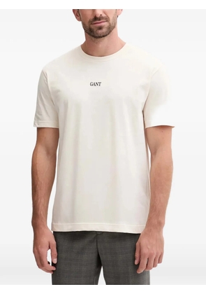 Gant crew-neck T-shirt - Neutrals