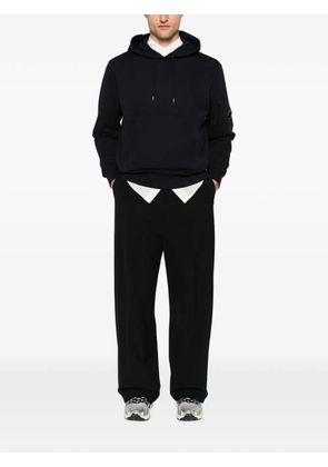 C.P. Company lens-detail drawstring hoodie - Blue