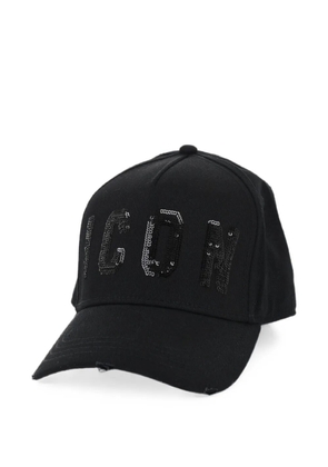 DSQUARED2 sequin-embellished baseball cap - Black