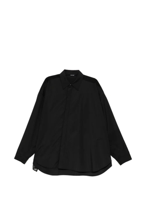 SONGZIO graphic-embroidered shirt - Black