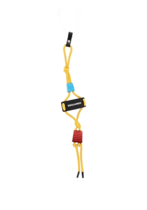 DSQUARED2 logo-patch keyring - Yellow