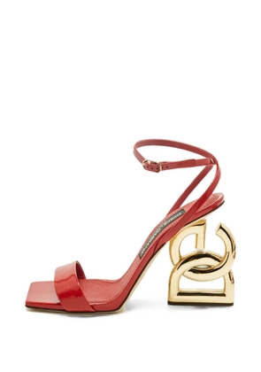 Dolce & Gabbana Pre-Owned DG Daily-heel ankle-strap sandals - Red