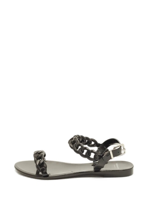 Givenchy Pre-Owned chain-detail sandals - Black