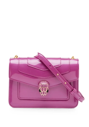 Bvlgari Pre-Owned Serpenti Forever patent leather shoulder bag - Purple