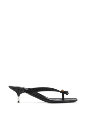 Versace Medusa-plaque kitten-heel mules - Black