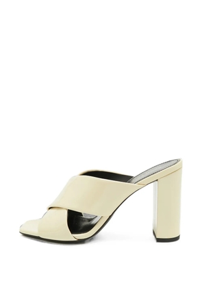 Saint Laurent Pre-Owned Loulou heeled sandals - Neutrals
