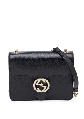 Gucci Pre-Owned Dollar Interlocking G shoulder bag - Black
