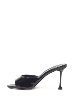Miu Miu Pre-Owned leather heeled sandals - Black