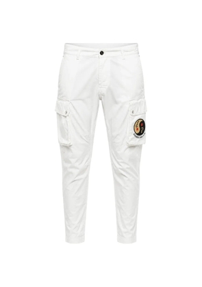 DSQUARED2 Sexy Cargo Fit patch trouseres - White