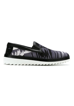 Dolce & Gabbana printed slip-on sneakers - Black