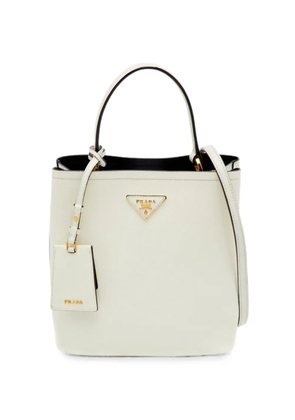 Prada Pre-Owned Panier leather tote bag - Neutrals