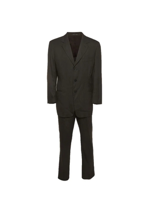 Emporio Armani Pre-Owned pinstriped wool suit - Black