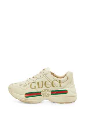 Gucci Pre-Owned Rhyton low-top sneakers - Neutrals