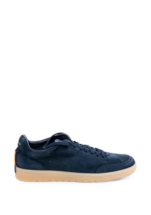 Baracuta suede perforated sneakers - Blue