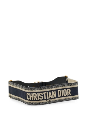 Christian Dior Pre-Owned 2021 logo-buckle belt - Blue