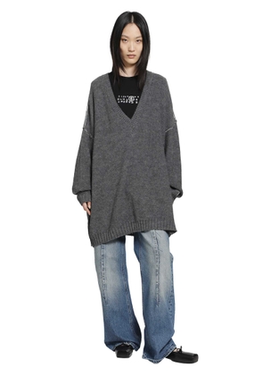 Wool Alpaca V-Neck Sweater