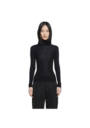 Lightweight Wool High-Neck Sweater