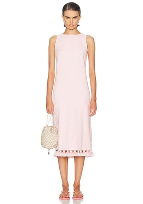 Cap d'Antibes Aurelia Lounge Dress in Rose - Pink. Size M (also in L, S, XS).