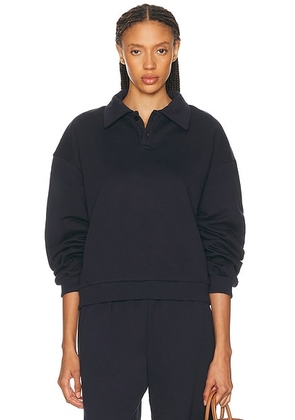 H-O-R-S-E The Polo Sweatshirt in Navy - Navy. Size XS (also in S, M, L).