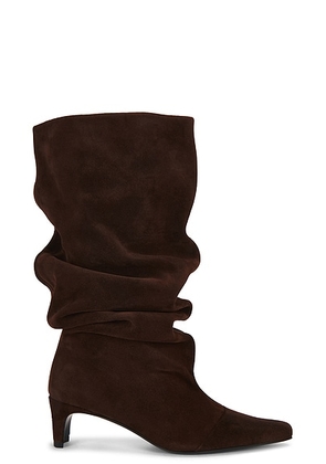 Staud Wally Slouch Boot in Espresso - Brown. Size 41 (also in 36, 37, 39, 40).